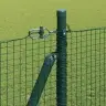 Metināta Stieple Ar 13 Flangētām Kolonnām Zaļš 1.5X25 M Tērauds Vidaxl