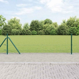 Tvora Su Stulpais Žalia 0.4 X 50 M Plienas
