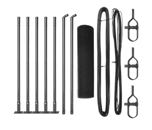 Aiapost Hall 10 X 0,4 M (16 X 16 Mm Silma) Terased Ja Pvc