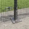 Tvora Su Stulpais Pilka 0.4 X 10 M Plienas