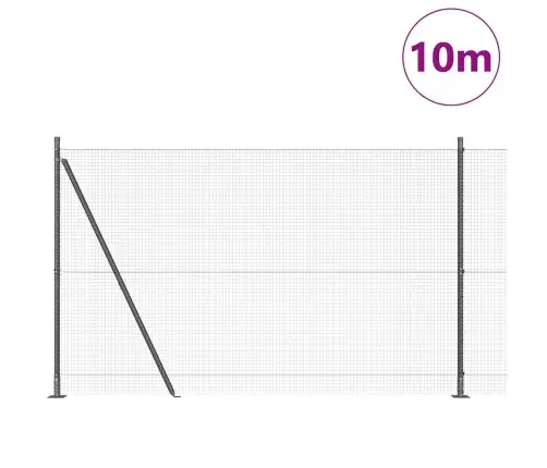 Tvora Su Stulpais Pilka 1.4 X 10 M Plienas