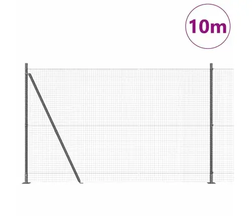 Tvorelės Stulpas Pilka 10 X 1,5 M (25 X 25 Mm Tinklelis)