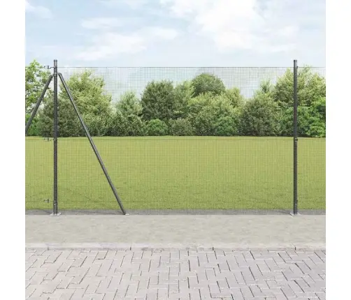 Tvorelės Stulpas Pilka 25 X 1,5 M (12 X 12 Mm Tinklelis)