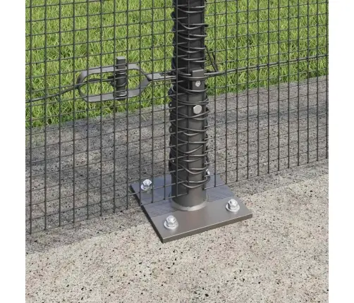 Tvorelės Stulpas Pilka 25 X 1,5 M (12 X 12 Mm Tinklelis)