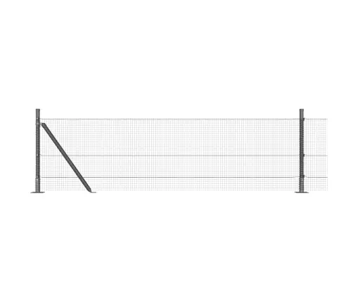 Tvora Su Stulpais Pilka 0.4 X 50 M Plienas Tvora Su Stulpais Pilka 0.4 X 50 M Plienas
