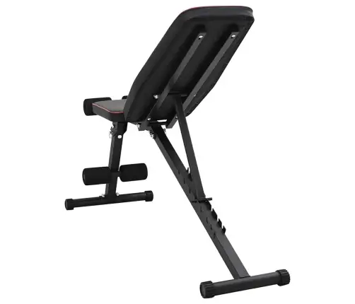 Regulējamais Svara Sols Salokāms 230 Kg Melns Tērauds Vidaxl