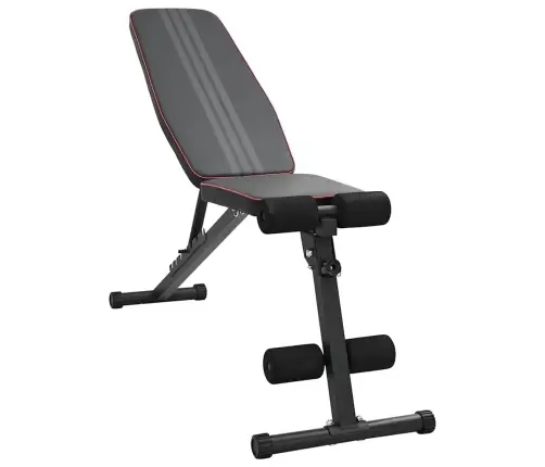 Regulējamais Svara Sols Salokāms 230 Kg Melns Tērauds Vidaxl