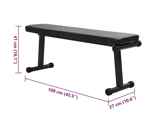 Saliekamais Svars Sola 100 Kg Melns 107X27X41 Cm Tērauds Vidaxl