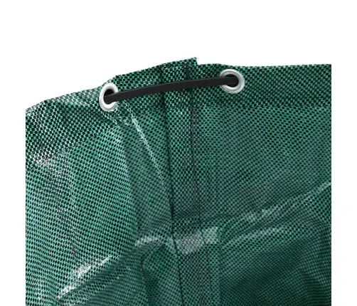 Dārza Atkritumu Maisi Ar Rokturiem 4 Gabali Salokāmi Apaļi Zaļi 300 L Vidaxl