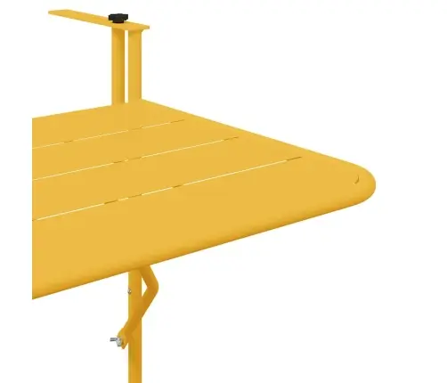 Rippuv Rõdulau Sinepikollane 60 X 39 X 65 Cm Teras