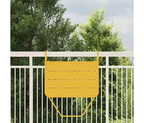 Rippuv Rõdulau Sinepikollane 60 X 39 X 65 Cm Teras