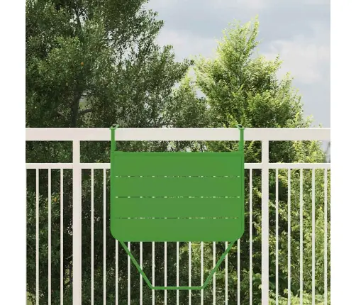 Kabantis Balkono Stalas Žalia 60 X 39 X 65 Cm Plienas