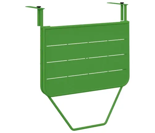 Kabantis Balkono Stalas Žalia 60 X 39 X 65 Cm Plienas