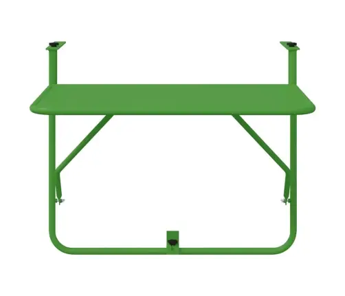 Kabantis Balkono Stalas Žalia 60 X 39 X 65 Cm Plienas