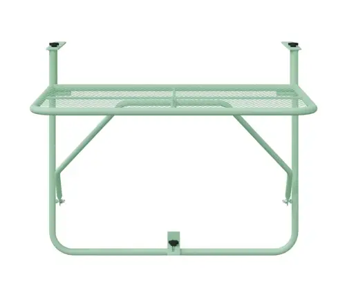 Kabantis Balkono Stalas Mėtų Žalia 60 X 39 X 65 Cm Plienas