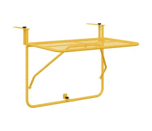 Kabantis Balkono Stalas Garstyčių 60 X 39 X 65 Cm Plienas