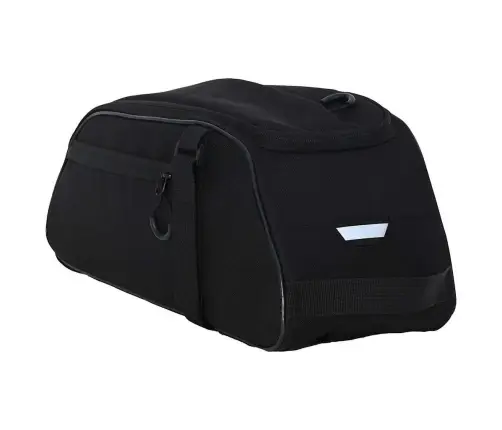 Velosipēdu Soma Pannier Rāmim 8 L Melna 38X16X16 Cm Vidaxl