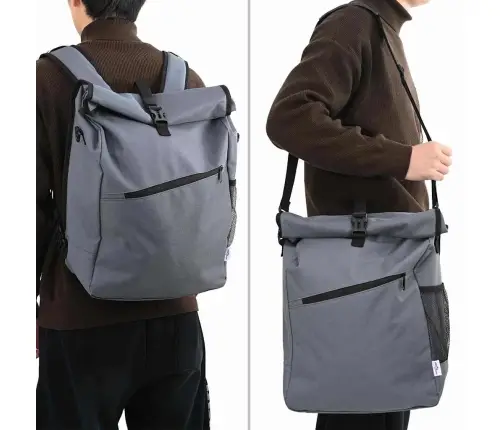 Velosipēda Soma Pannier Rack 25 L Pelēka 33X16X48 Cm Vidaxl