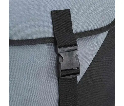 Velosipēda Pannier Soma Divām Somām 35L Pelēka Vidaxl