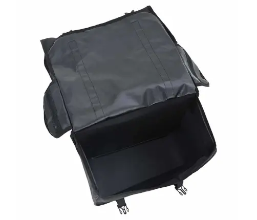 Velosipēda Pannier Soma Divām Somām 35L Pelēka Vidaxl