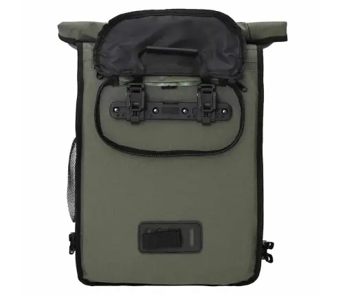 Velosipēda Soma Pārvadāšanas Statīvam 20L Olīvu Zaļa 31X13X58 Cm Vidaxl