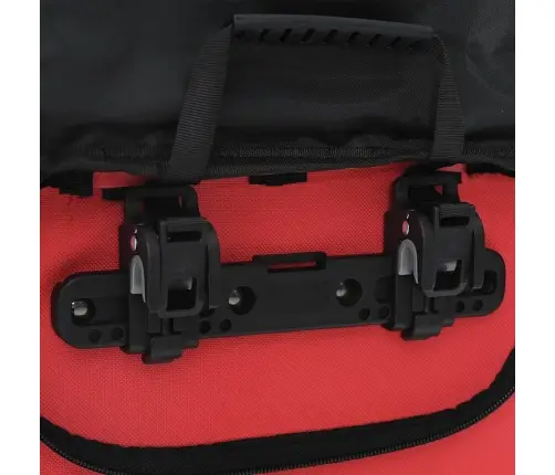 Velosipēda Soma Pannier Rāmim 20 L Sarkana 31X13X58 Cm Vidaxl