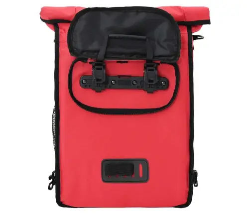 Velosipēda Soma Pannier Rāmim 20 L Sarkana 31X13X58 Cm Vidaxl