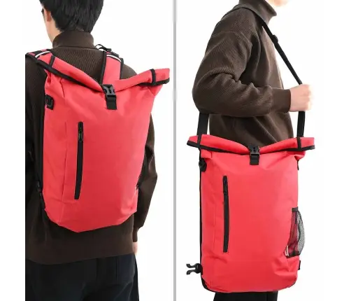 Velosipēda Soma Pannier Rāmim 20 L Sarkana 31X13X58 Cm Vidaxl