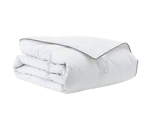 Ziemas Gultas Sega Balta 135 X 220 Cm 105Gsm Persiku Poliesters Vidaxl