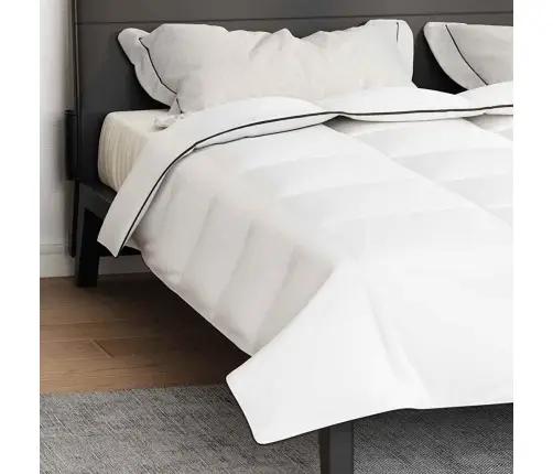 Ziemas Gultas Sega Balta 240 X 260 Cm 105Gsm Persiku Poliesters Vidaxl