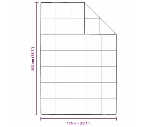 Suvised Teki Valge 135 X 200 Cm Sulgedest