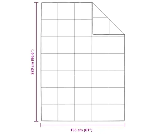 Suvised Teki Valge 155 X 220 Cm Sulgedest