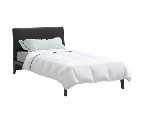 Segas Un Segas Balta 140 X 200 Cm Dūnas Vidaxl