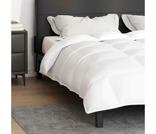 Klāja Un Segas Balta 200 X 200 Cm Dūnas Vidaxl