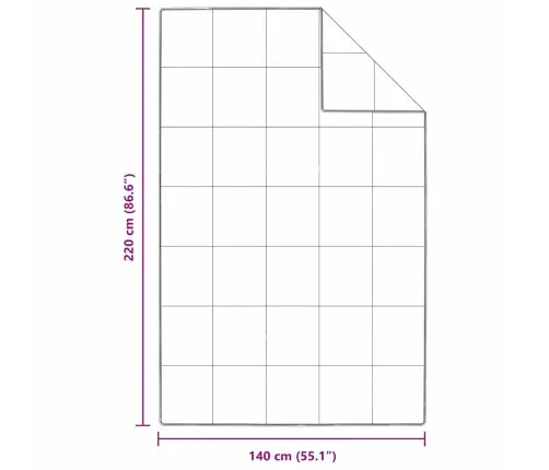Tekid & Tekkide Valge 140 X 220 Cm Udusuled