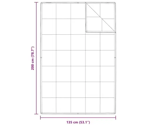 2-In-1 Antklodė Balta 135 X 200 Cm Plunksna