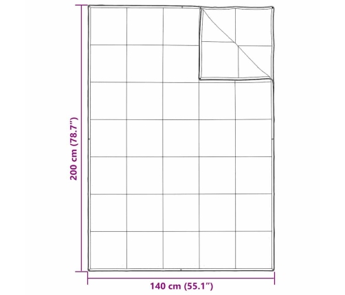 Palagi Un Gultas Segas Balta 140 X 200 Cm Dūnas Vidaxl