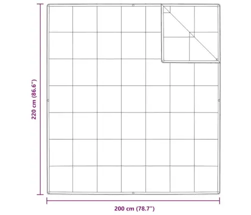 2-In-1 Antklodė Balta 200 X 220 Cm Plunksna