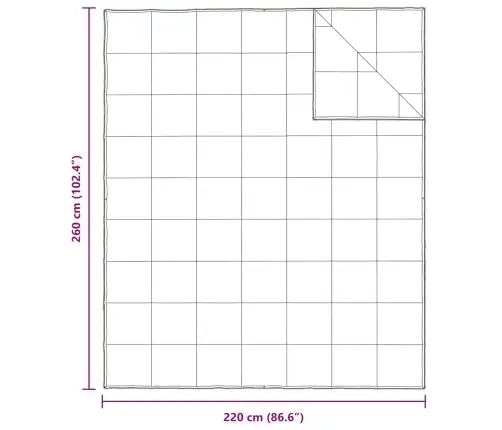 Palagi Un Gultas Segas Balta 260 X 220 Cm Dūnas Vidaxl