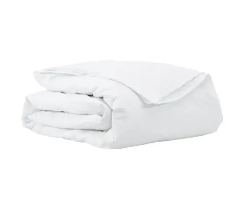 2-In-1 Antklodė Balta 240 X 260 Cm Plunksna