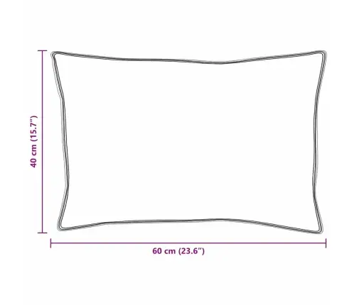 Padi Padjaga Valge 40 X 60 Cm Puuvill