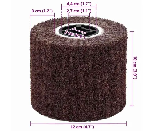 Smilšu Rullīši 3 Gab 120 Smilšu Graudu Sintētika Vidaxl