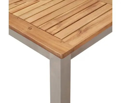 Āra Ēdamgalds 90X90X74.5 Cm No Cieta Akācijas Koka Vidaxl Āra Ēdamgalds 90X90X74.5 Cm No Cieta Akācijas Koka Vidaxl