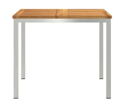 Āra Ēdamgalds 90X90X74.5 Cm No Cieta Akācijas Koka Vidaxl Āra Ēdamgalds 90X90X74.5 Cm No Cieta Akācijas Koka Vidaxl