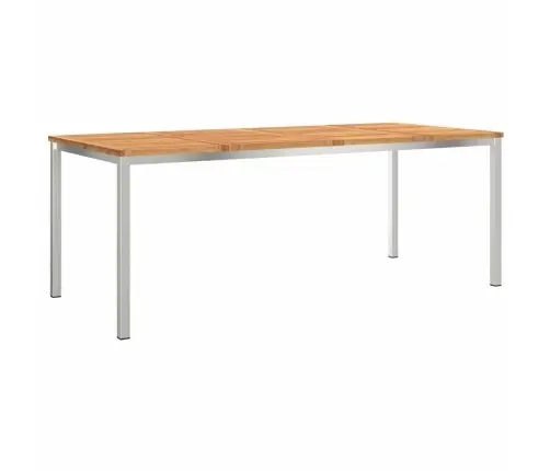 Āra Ēdamgalds 200X90X74.5 Cm Ciets Koks Akācija Vidaxl