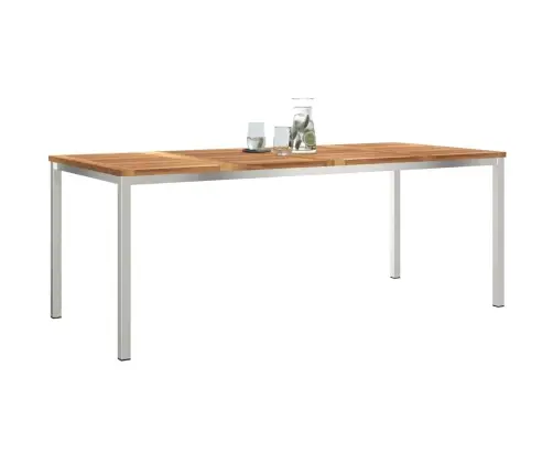 Āra Ēdamgalds 200X90X74.5 Cm Masīvs Tīkkoks Vidaxl