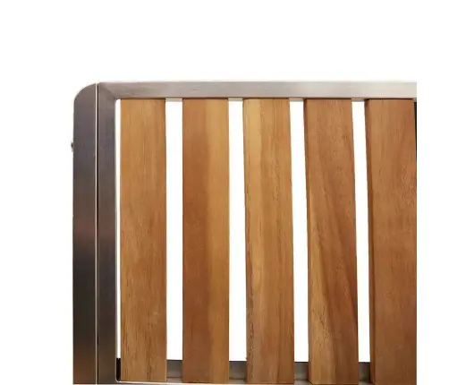 Saliekamie Dārza Krēsli 4 Gab. Cieta Akācija Un Nerūsējošais Tērauds Vidaxl