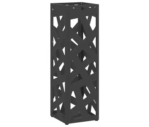 Lietussargu Turētājs Melns Metāls Vidējs Raksts Vidaxl