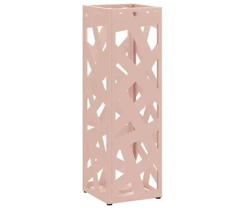 Lietussargu Turētājs Rozā Metāls Vidējs Dekoratīvie Ielaidumi Vidaxl