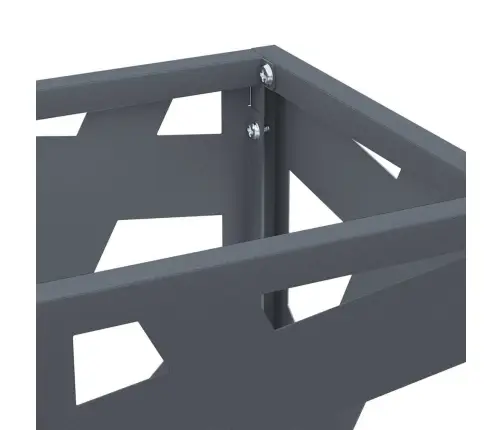 Lietussarga Turētājs Antracīts Metāls Vidējs Izturīgs Vidaxl